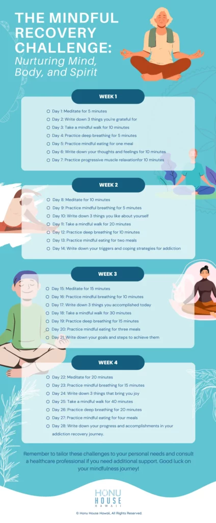 The Mindful Recovery Challenge for Addiction Recovery