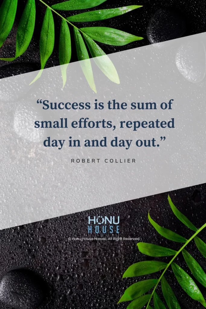Success is the sum of small efforts, repeated day in and day out. – Robert Collier